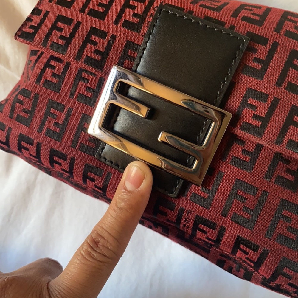 Fendi Zucchino Baguette Mini - Picture 4 of 10